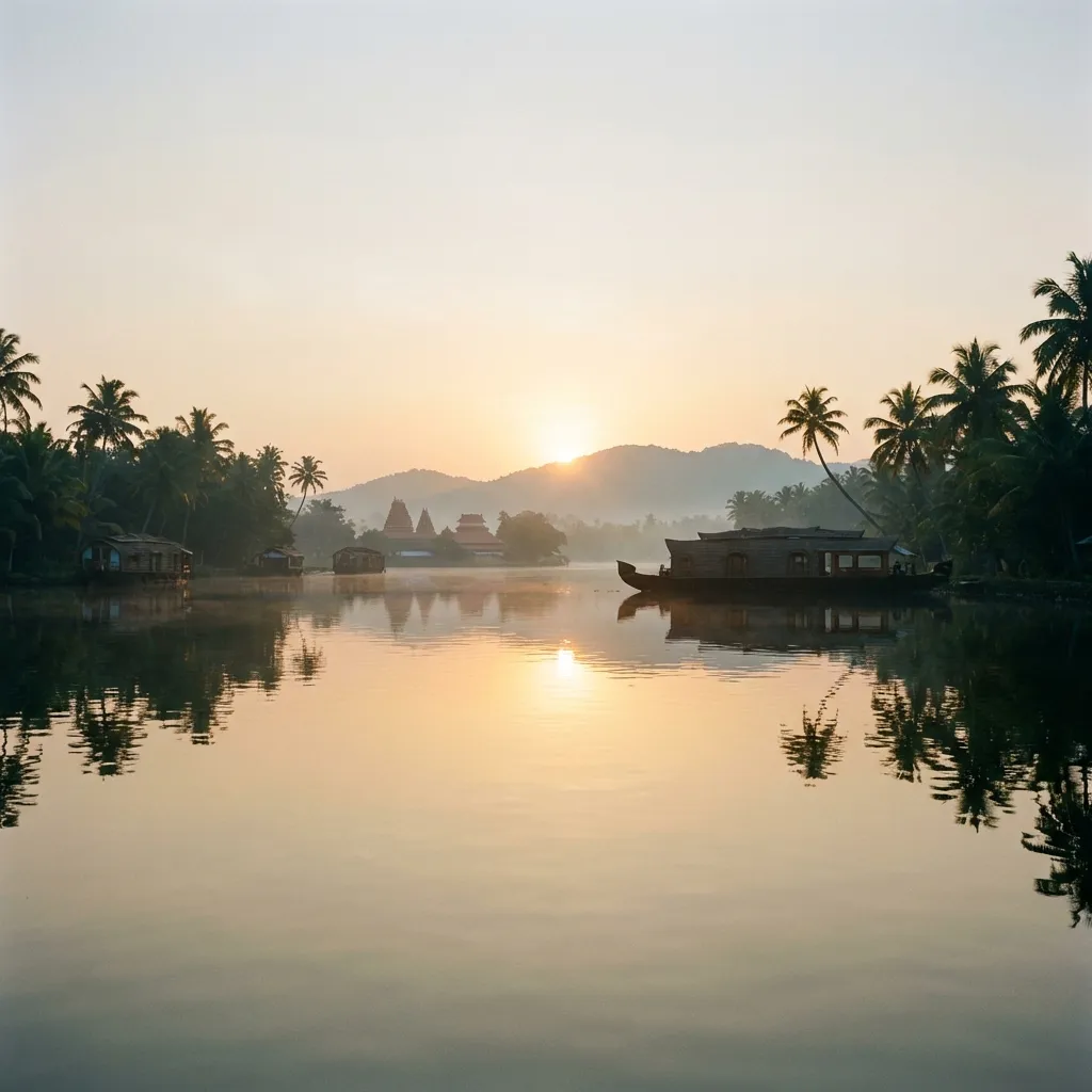 Kerala Backwaters at Sunrise